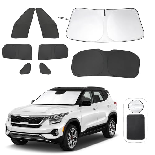 8PCS YYCKE Window Shades for Seltos 2021-2024 for Kia Accessories Car Side Full Windows Rear...