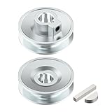 Belt Drive Contractor Table Saw 2 1/2' Pulley Group with Keys Compatible with Sears Craftsman 10' Contractor Table Saw, for 5/8' Arbor or Pulley Shaft, fit with Craftman Table Saw Belt Part