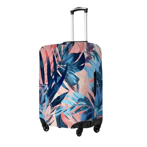 Tropical Leaf Stretchable Luggage Covers for Suitcase TSA Approved, Dust Proof and Scratch Resistant Travel Luggage Protector for Carry On (25-28 in)2