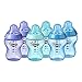 Tommee Tippee Biberones Colorados, Azul, 6 unidades