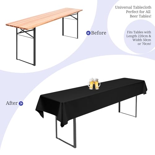 Nappe pour table à bière universelle pour masquer et protéger vos meubles - 7