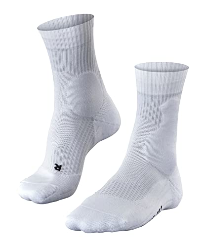 FALKE TE2 cotone traspiranti antivesciche 1 paio, Calzini da tennis Uomo, Bianco (White 2000), 44-45