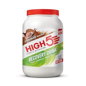 HIGH5 Recovery Drink – Carbohydrate and Whey Protein Powder (20g) for Muscle Recovery with Electrolytes Powder – Fast-Absorbing Post Workout Shake (Chocolate Milkshake, 1.6kg – 32 Servings)