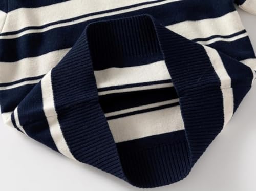 Image of Boys Sweater,Winter Sweater,Full Sleeve Striped Pullover Sweater Round Neck Woolen Topwear Sweatshirt for Girls & Boys (Pack of 1)