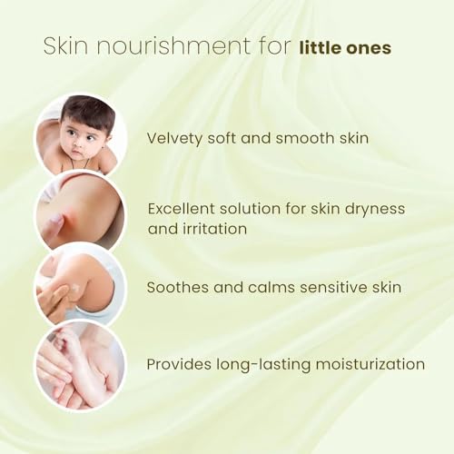 Image of Babyorgano Baby Body Lotion for Newborn 0-2 Years Babies 200ml | Nourish & Moisturise Skin | Non Sticky | Enriched with Ylang Ylang, Olive Oil, Paraben Free