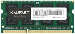 KAUFAST 8GB DDR3L 1600MHz SO-DIMM Laptop RAM 1.35V CL11 2Rx8 PC3L-12800S Dual Rank 204-Pin Notizbuch Arbeitsspeicher Speicher für Laptop KF1600D3LS-8G