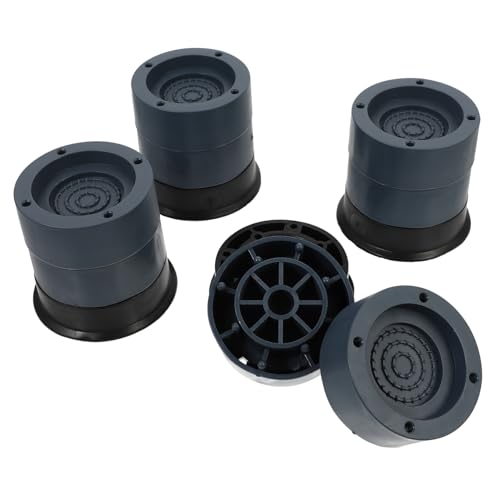 NULYLU 4個多用途洗濯機 冷蔵庫用防滑増高減震パッド 振動 騒音軽減 安定