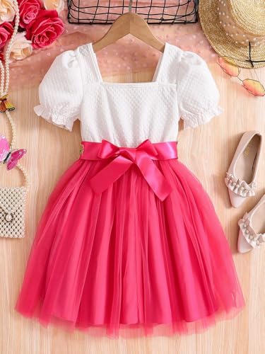 Image of TAGAS Dress for Girls Knee Length II Baby Girl Dress|| Frock for Girl |Girl Floral Sundress|Kids Frock|