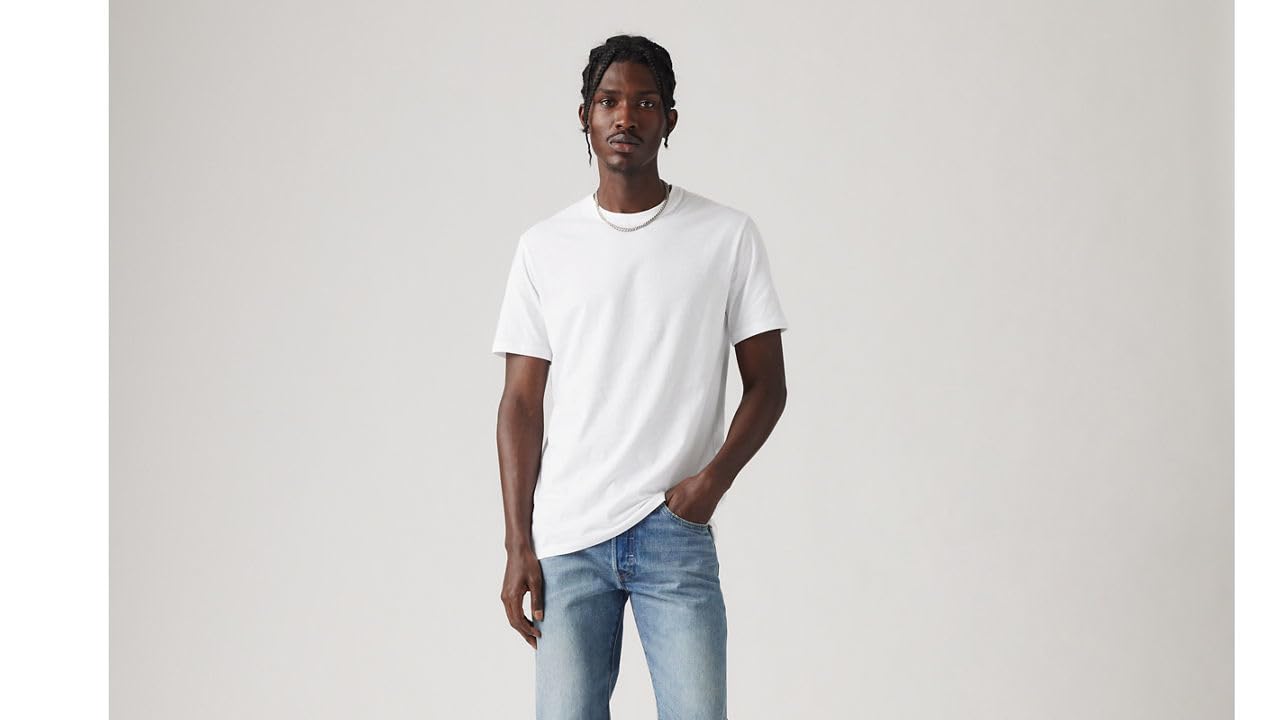 Levi's Slim 2-Pack Crewneck Tee T-Shirt Homme