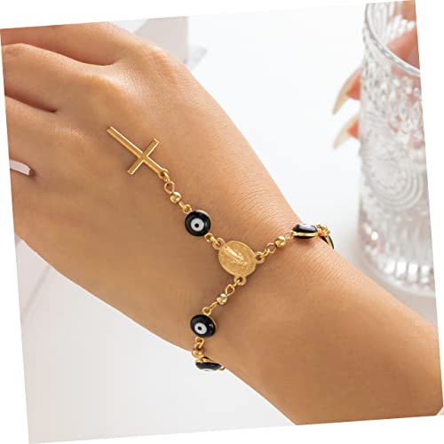 Bracelets croisés pour les femmes et collier réglable anti-glisse - 4