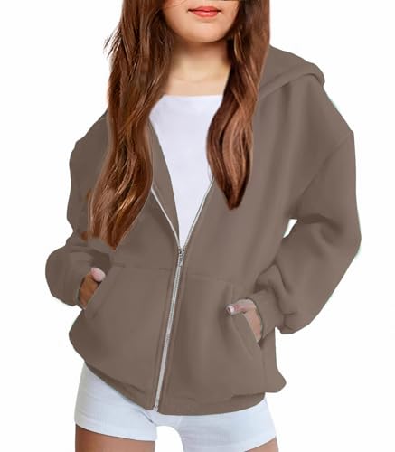 Amazon.com: Arshiner Girls Zip Up Hoodies Teen Fleece Full-Zip Amazon.com: Arshiner Girls Zip Up Hoodies Teen Fleece Full-Zip