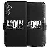 LASCHE FÜR EXTRA SCHUTZ - Schutzhülle und Walletcase zugleich: Das Flip Wallet in schwarz enthält drei Innenfächer als Visitenkartenetui, Kreditkartenetui oder für Geldscheine.