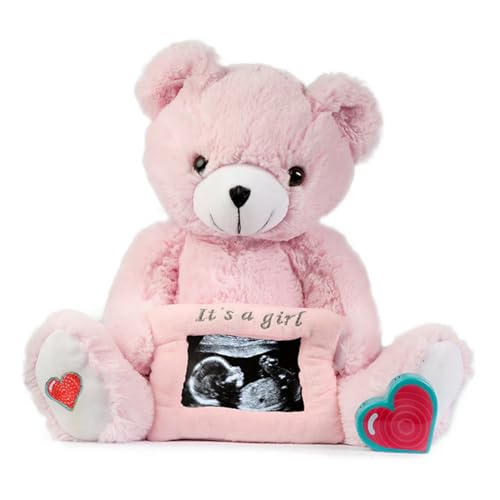 My Baby’s Heartbeat Bear Pink image