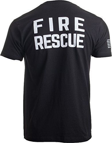 Fire & Rescue Maltese Cross | Firefighter Fire Courage Honor Men Women T-Shirt