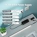 BTF-LIGHTING 12V 8.5A 102W Power Supply Adapter ETL Listed 100-240V AC to 12V DC Converter Class 2 Power Supply, 5.5x2.1mm Jack for for Low Voltage LED Strip Lights, CCTV, Router, Electronics