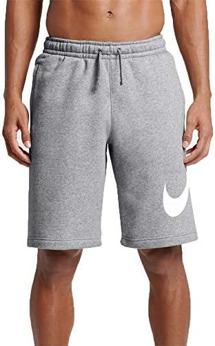 grey nike shorts outfit men