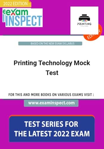 Printing Technology Mock Test [Paperback] examinspect
