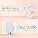 BESTOPE Makeup Mirror with Lights, 7X/5X Magnification Vanity Mirror with 21 LED Lights, 180° Rotation Trifold Touch Screen Cosmetic Mirrors and Dual Power Supply