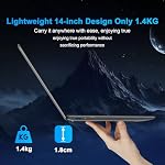 14.1" Laptop,8GB RAM 256GB SSD,Ordinateur Portable HD Display, Business Laptop PC Long Battery Life, Type-C, USB3.0 * 2, HDMI Port. WiFi & Bluetooth, Ideal Portable Computer for Work, School and Home