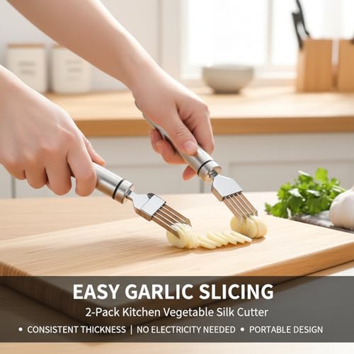 Rallador manual de acero inoxidable para verduras 2 unidades miniatura 4