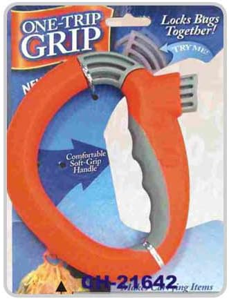 One Trip GRIP - Shopping Carrier Bag Holder Carry all the shopping easily and safely