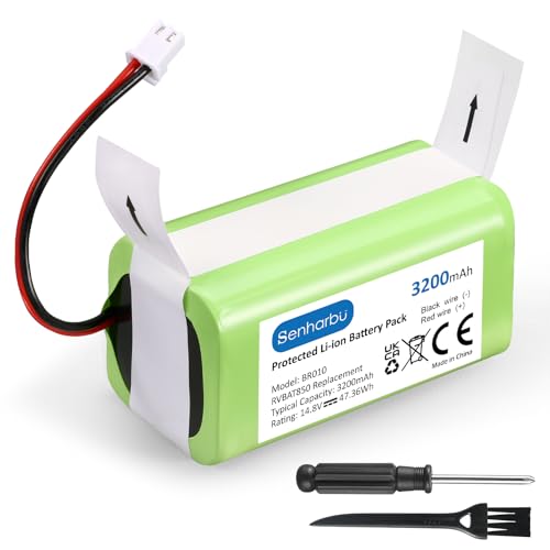 Senharbu RVBAT850 Shark Ion Robot Vacuum Battery 3200mAh