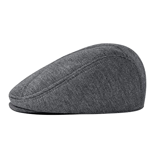 Image of Cotton Newsboy Hats for Men Adjustable Flat Cap Irish Fitted Cap