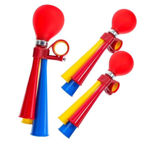 BCOATH 3Pcs Portable Bike Horns Crisp Sound Safety Horns for Mountain Road Bicycles Easy to Install Handlebar Accessories for Adults Teenagers Selection