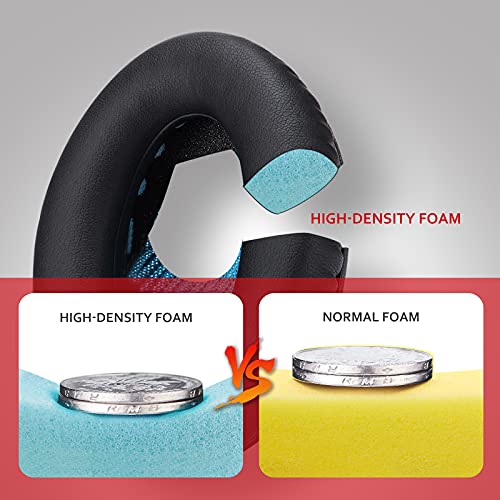 Krone Kalpasmos Ear Pad Replacement for Bose Headphones Replacements Compatible with Bose QuietComfort 35 ii /QC35 /QC25 /QC2 /QC15 /Ae2 /Ae2i /Ae2w /SoundTrue & SoundLink(Over-Ear) -Black/Black - Image 4