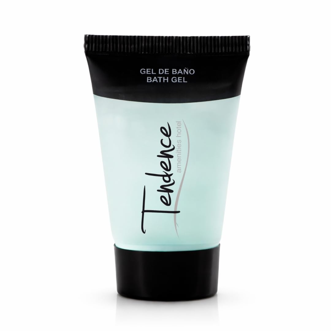 400 unidades Tubo de Gel de Ducha Amenities Hotel – Cosmética Hotelera Ecológica para Hoteles, Spa, Casas Rurales y Alojamientos Turísticos | Producto para Habitaciones, Formato Viaje.