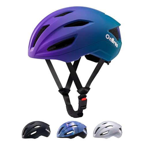 Image of Adult Cycling Bike Helmet, OnBros Lightweight Unisex Bicycling Helmets for Men and Women, Adjustable Fit CPSC Certified Bicycle Helmet