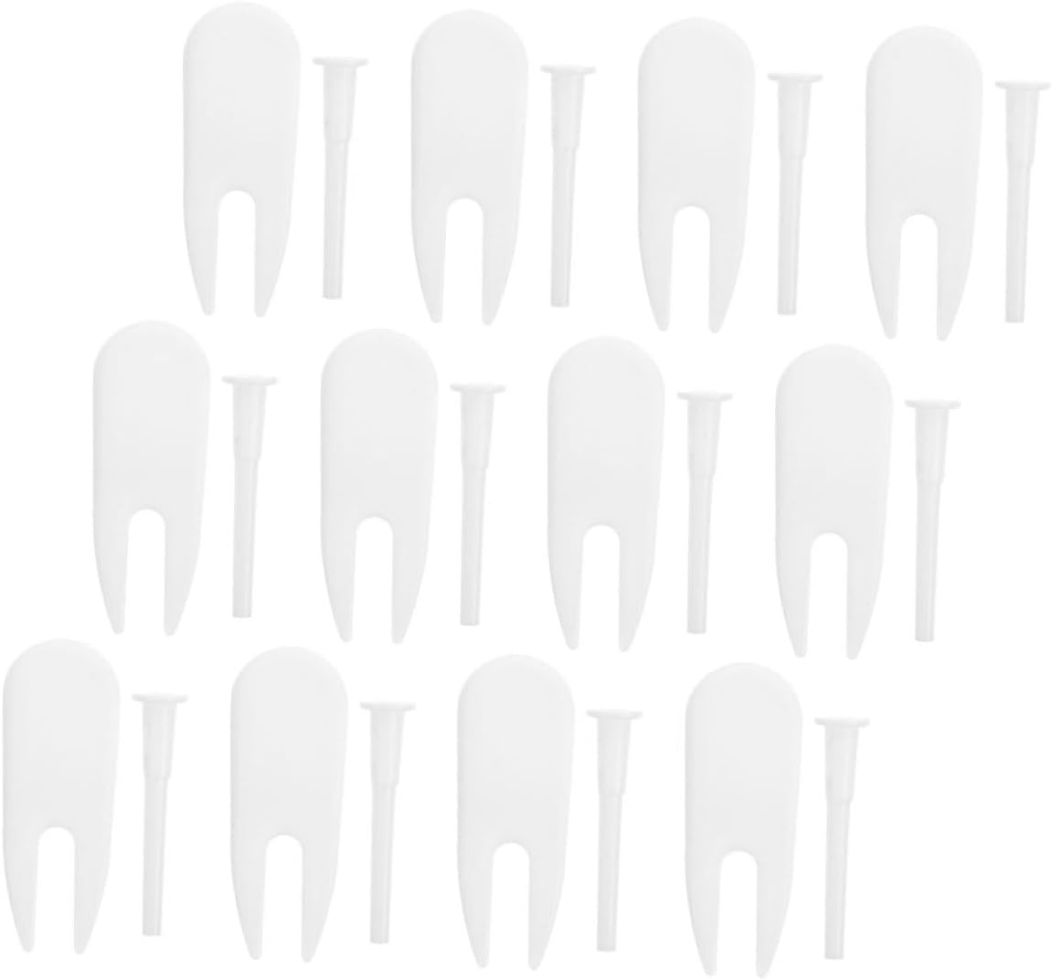 15Sets Yoga Ball Plug Replacement Kit with Unique Horn Design Fit for Gym and Personal Use for Inflatable Exercise Balls Soccer and Basketball Adaptors