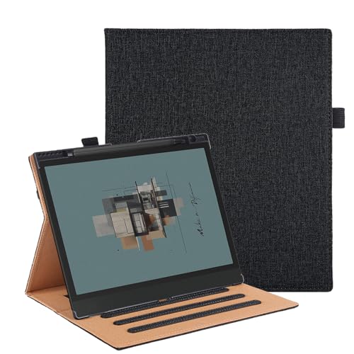 Vakarey para Boox Note Air 4 C Funda con Portalápices,Inteligente de Cuero PU Funda para Boox Note...