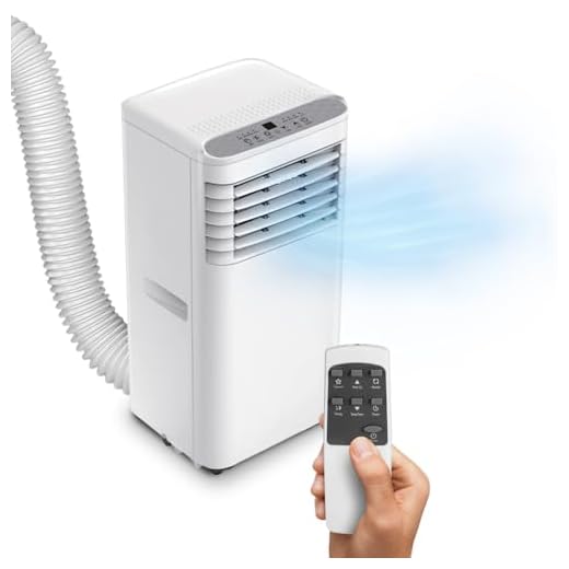 Avilia Condizionatore Portatile 9000 BTU 3 in 1 – Deumidificatore, Raffreddatore e ventilatore | Climatizzatore senza unità esterna per casa e ufficio