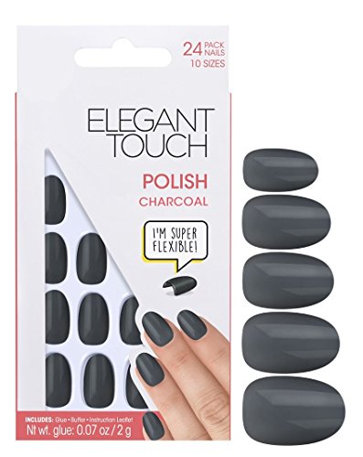 Elegante tocco polacco Nails, antracite/grigio