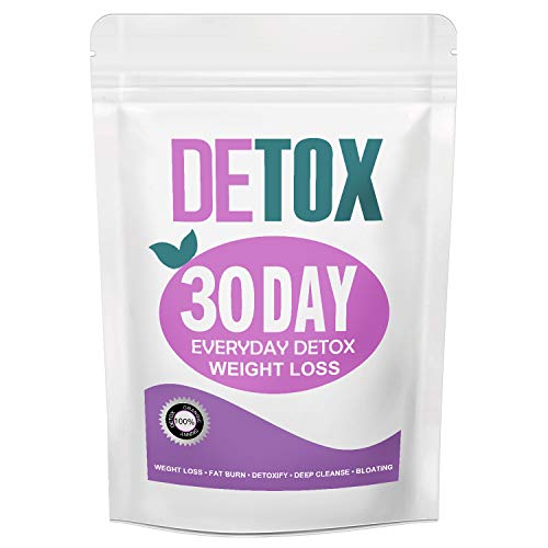 Detox Weight Loss Tea for Women, Gentle Detox Tea, 30 Day Skinny Tea for Slimming - Colon and Body Cleanse Detox Tea, Belly Fat