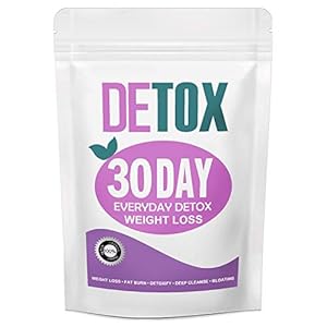 Detox Weight Loss Tea for Women, Gentle Detox Tea, 30 Day Skinny Tea for Slimming – Colon and Body Cleanse Detox Tea…