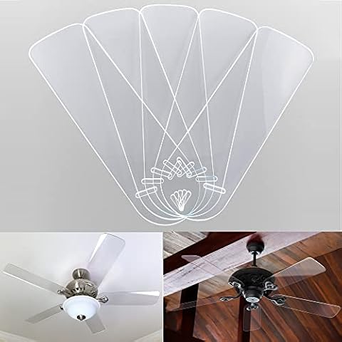 STAUBER Replacement Fan Blades - Clear Acrylic (42 Inch Fan) Cover