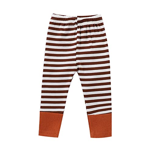 Girls Halloween Tights Infant Newborn Baby Boys Girls Striped Patchwork Pants Footless Leggings Kids Fall Outfits