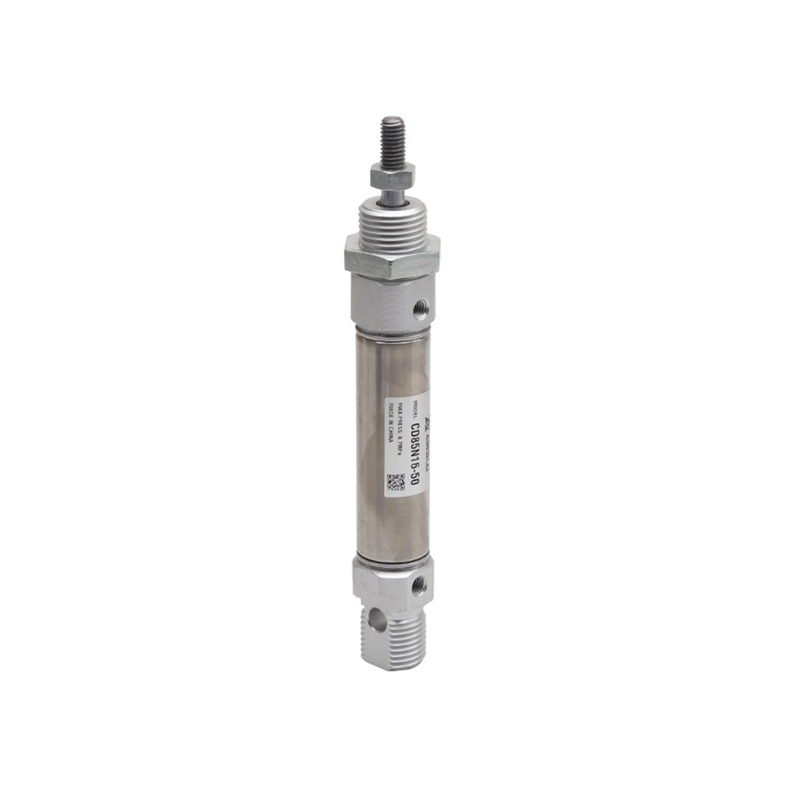 Cilindro neumático 2N2AAire Cilindro estándar Doble Efecto Vástago Simple 24N2A25A100 24N2A25A50 24N2A25A25 75 125 200(80mm Stroke)
