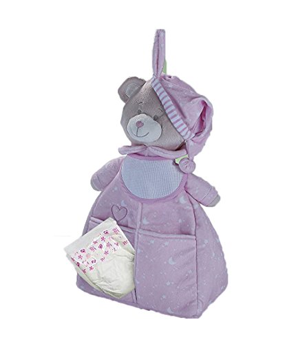 Guarda Paales Osito con Babero Rosa