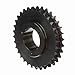 Browning D60Q32 Roller Chain Sprockets, Split Taper, Bushed, Steel, 2 Strand, 60 Pitch, 32 Teeth