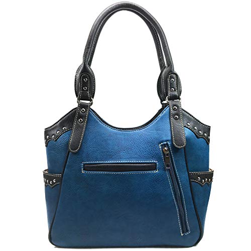 Bolso Tote para mujeres con pluma de pavo real miniatura 3