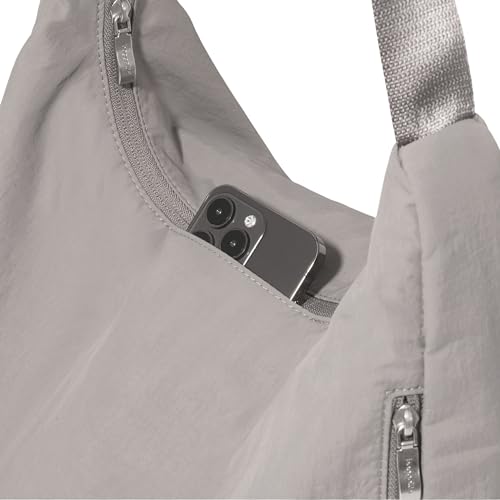 Image of Baggallini Swift Hobo Crossbody Bag for Women - Lightweight 15.7 inchx16 inch Travel Purse Handbag Hobo Bag