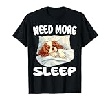 Photo Gallery simpatico pigiama cavalier king charles spaniel need more sleep maglietta Photo Gallery simpatico pigiama cavalier king charles spaniel need more sleep maglietta