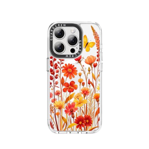 Coque iPhone 16 Pro fleurie MagSafe pour protection quotidienne lors de vos sorties