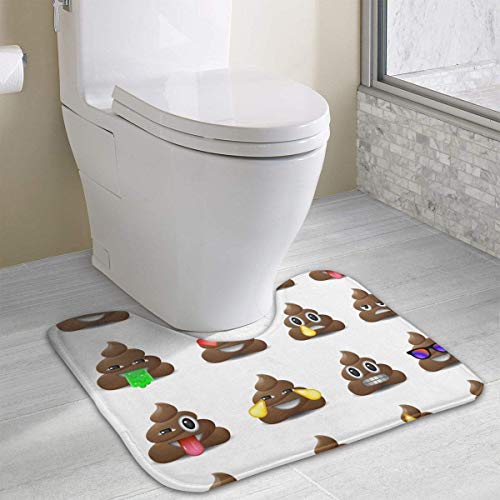 Preisvergleich Produktbild Hoklcvd Defecate U-förmiger WC-Teppich Rutschfester Badteppich