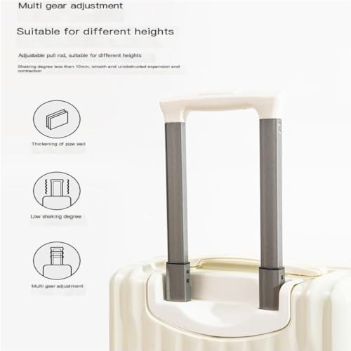 Suitcase Suitcase Thickened And Durable Password Box Zipper Trolley Suitcase Men's And Women's Suitcase Boarding Case Suitcase Tags(Pink)4