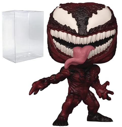 POP Marvel: Venom 2 Let There Be Carnage - Carnage [Cletus Kasady] Funko Pop! Vinyl Figure (Bundled with Compatible Pop Box Protector Case), Multicolor, 3.75 inches