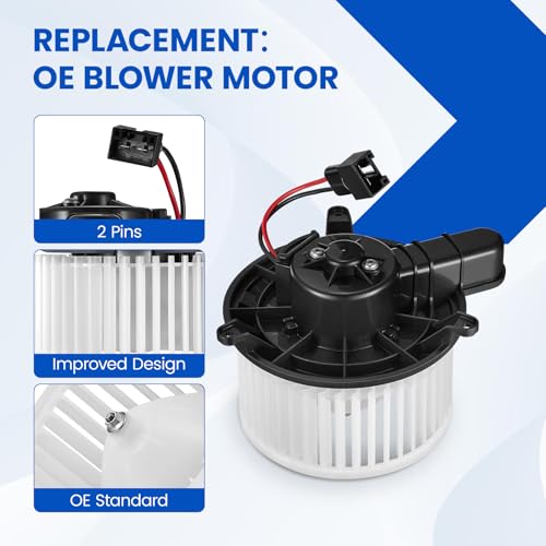 Image of HVAC Blower Motor 700251 Compatible with Ford F-250 /F-350 /F-450 /F-550 Super Duty 2011-2016, PM4033 76948 BM4033C GS3L61B10 FO3126138 A /C Blower Motor Assembly Compatible with Mazda 6 2009-2013